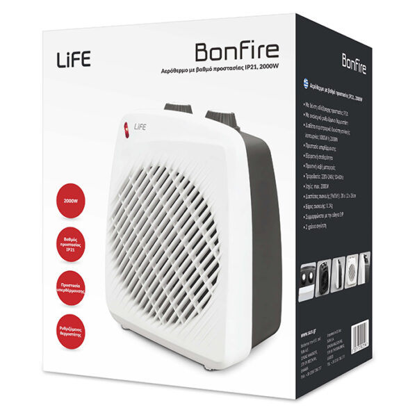221-0194_05 LIFE BONFIRE Αερόθερμο με βαθμό προστασίας IP21, 2000W. - Image 6