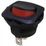 ΔΙΑΚΟΠΤΗΣ ΚΟΥΝΙΑΣ (ROCKER) MINI ΧΩΡΙΣ ΛΥΧΝΙΑ ON-OFF 10A/250V 2P R13-135A2 ΜΑΥΡΟ SCI