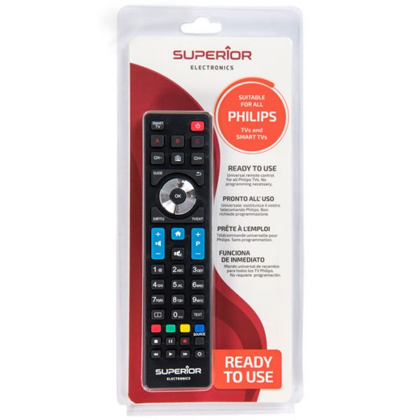 SUPERIOR PHILIPS READY TO USE UNIVERSAL Τηλεχειριστήριο αντικατάστασης για τηλεοράσεις PHILIPS - Image 2