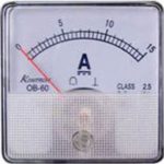 ΟΡΓΑΝΟ ΠΙΝΑΚΟΣ ΑΜΠΕΡΟΜΕΤΡΟ DC 60X60 0-40A SF-60 SFM