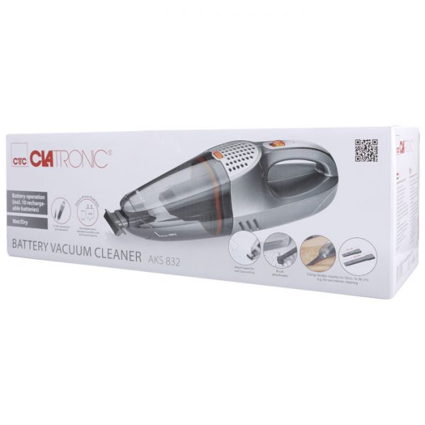 CL AKS 832 CLATRONIC Επαναφορτιζόμενο σκουπάκι χειρός wet & dry 12V - Image 8