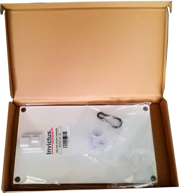 INVICTUS SRUSB-5 ΗΛΙΑΚΟΣ ΦΟΡΤΙΣΤΗΣ ΜΕ USB 5W - Image 2