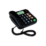 Σταθερό Ψηφιακό Τηλέφωνο Maxcom KXT480 Μαύρο με Οθόνη, Ένδειξη Εισερχόμενης Κλήσης Led και Μεγάλα Πλήκτρα