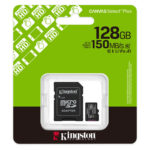KINGSTON Memory Card MicroSD Canvas Select Plus SDCS3/128GB, Class 10, SD Adapter - Image 2