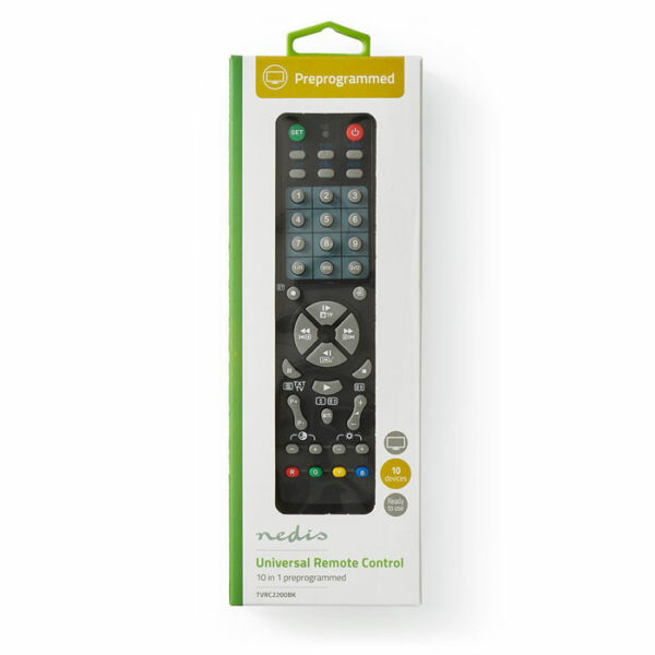 233-1549_03 NEDIS TVRC2200BK Universal Τηλεχειριστήριο 10 σε 1 - Image 2