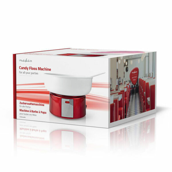 NEDIS FCCM100FRD Συσκευή παρασκευής για "μαλλί της γριάς", 500W - Image 4