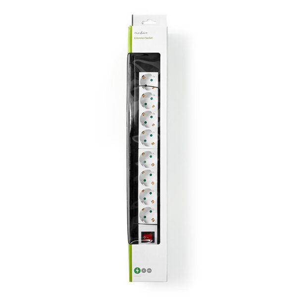 NEDIS EXSO830F1PRO Πολύπριζο 8 θέσεων με διακόπτη ON/OFF και καλώδιο 3.00m. - Image 3