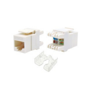 KEYSTONE JACK RJ45 UTP CAT 5e KRONE TYPE 180° ΠΡΙΖΑΣ / PATCH PANEL ΛΕΥΚΟ N110-08 SAFEWELL/SUT
