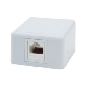 ΠΡΙΖΑ ΔΙΚΤΥΟΥ ΕΠΙΤΟΙΧΗ 1P ME KEYSTONE JACK CAT 6A ΜΕ UL SUT