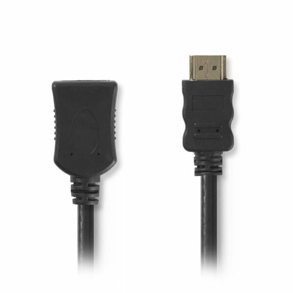 NEDIS CVGL34090BK20 Καλώδιο προέκτασης High speed HDMI with Ethernet, HDMI αρσ. - HDMI θηλ., με επίχρυσες επαφές, 2.00m. - Image 2
