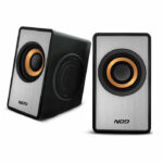 NOD SideFX Στερεοφωνικά ηχεία 2.0, 6W Speaker 2.0 2x3W, BLACK/SILVER
