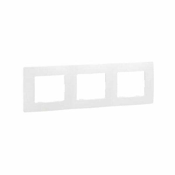 Legrand Niloe Πλαίσιο Διακόπτη 3 Θέσεων σε Λευκό Χρώμα 665003 - Image 1