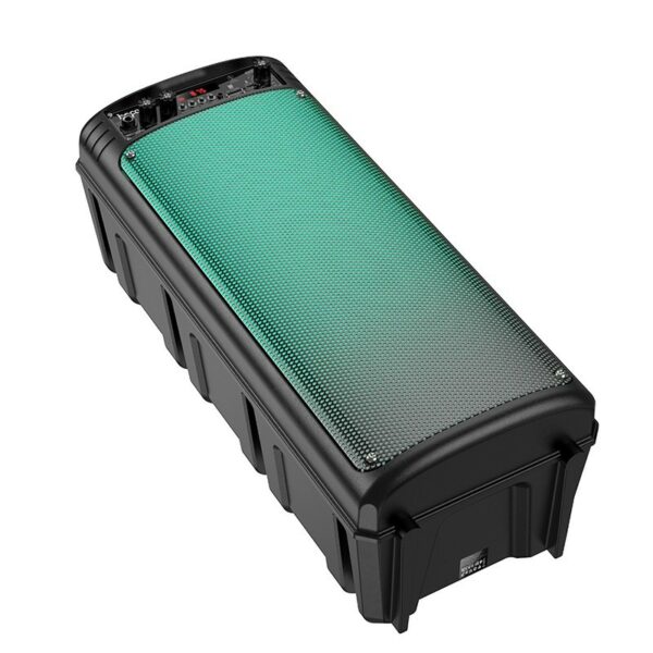 Φορητό Ηχείο Wireless Hoco BS52 Billowing Outdoor Μαύρο BT V5.0 2x10W 2200mAh USB 3.5mm και Micro-SD με Ενσύρματο Μικρόφωνο - Image 4