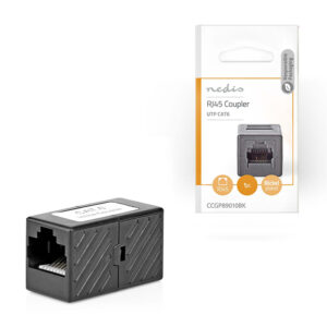 NEDIS CCGP89010BK Μούφα CAT6 RJ45.