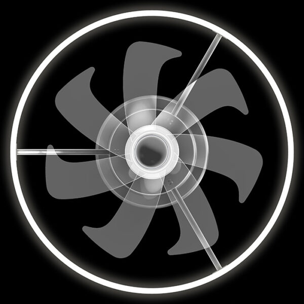 LIFE HALO Ανεμιστήρας οροφής με LED φωτιστικό και τηλεχειριστήριο, 20W 221-0349 - Image 3