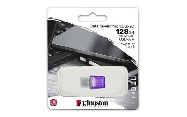 KINGSTON USB Stick Data Traveler DTDUO3CG3/128GB, USB 3.2, Type C - Image 4