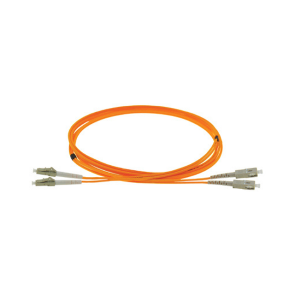 PATCH CORD ΟΠΤΙΚΗΣ ΙΝΑΣ DUPLEX ΠΟΛΥΤΡΟΠΗΣ 50/125 LC/SC 1m - Image 2