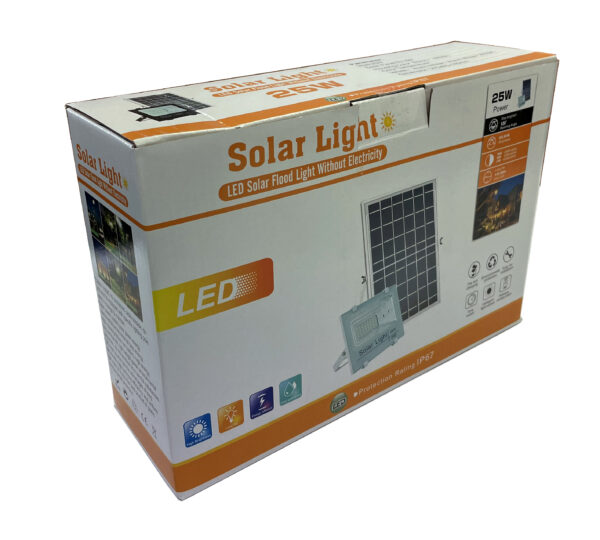 HSL-1909-25W ΗΛΙΑΚΟΣ ΠΡΟΒΟΛΕΑΣ LED 25W (ΠΕΡΙΛΑΜΑΒΑΝΕΤΑΙ ΠΑΝΕΛ 10W) - Image 8