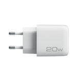 NOD E-WALL AC20 Universal οικιακός φορτιστής USB-A QC3.0 & USB-C PD3.0 20W, σε λευκό χρώμα.141-0203 - Image 2