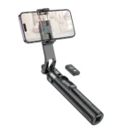 Selfie Stick Hoco K21 Stream για Συσκευές 4.5"-7.0" 55mAh Ύψος 1.37m με Τηλεχειριστήριο Μαύρο 6942007609975 - Image 3