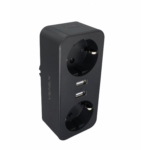 ΤΑΦ ΣΟΥΚΟ VENEX - 2 ΘΕΣΕΙΣ ΣΟΥΚΟ - 2 ΘΥΡΕΣ USB (TB2U2E) 5207155005187