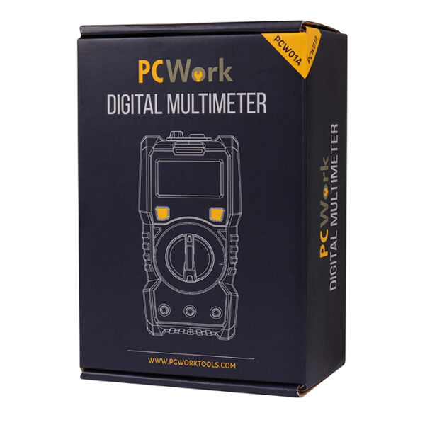 PCWork PCW01A Ψηφιακό πολύμετρο 2000 μετρήσεων, με μεγάλη ευανάγνωστη οθόνη. 4270002353114 - Image 6