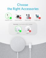 ANKER Wireless Charger Powerwave II MAG-GO PAD Fabric 7,5W Silver 194644075286 - Image 5