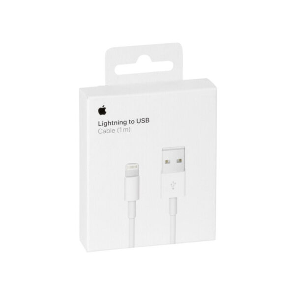 APPLE USB 2.0 TO LIGHTNING MXLY2ZM/A A1480 18W 2A USB ΦΟΡΤΙΣΗΣ-DATA 1m WHITE PACKING OR 190199534865 - Image 2