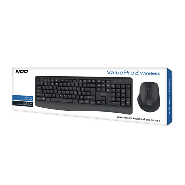 NOD VALUEPRO2 WIRELESS Σετ ασύρματο πληκτρολόγιο και ποντίκι 141-0238 - Image 7