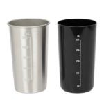 LIFE LA REINE Φραπεδιέρα με 1 inox + 1 πλαστικό ποτήρι και πλήκτρο push, σε ασημί χρώμα, 100W 221-0394 - Image 4