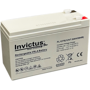 INVICTUS FL12-7A ΜΠΑΤΑΡΙΑ ΜΟΛΥΒΔΟΥ 7AH 12V (ΣΤΕΝΟΣ ΠΟΛΟΣ)