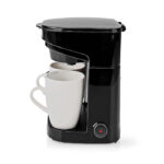 NEDIS KACM140EBK Καφετιέρα φίλτρου 0.25L, με 2 φλιτζάνια πορσελάνης, 450W. - Image 3