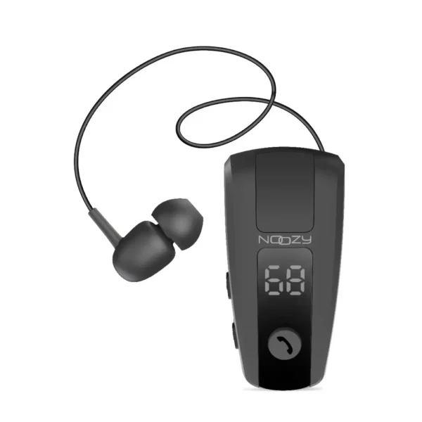 Bluetooth Hands Free Noozy Roller BH69 V.5.2 με LED Οθόνη Δόνηση Multi Pairing Μαύρο με 11 Ώρες Λειτουργίας - Image 1