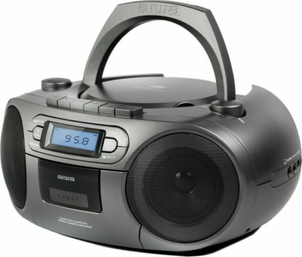 Aiwa Φορητό Ραδιο-CD/MP3/USB/Kασετόφωνο με Bluetooth ΒΒΤC-550 MG - Image 1