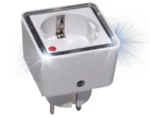 ADAPTOR ΣΟΥΚΟ ΣΕ 1 ΣΟΥΚΟ ΜΕ ΦΩΤΑΚΙ ΝΥΚΤΟΣ 4 LED SL34101F SFL