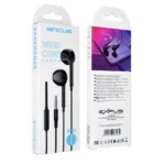 Hands Free Ancus Melody MD66 Semi in-Earbud Stereo 3.5mm Μαύρο με Μικρόφωνο και Πλήκτρο Λειτουργίας 1,2μ - Image 2