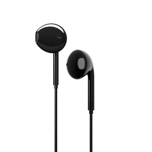 Hands Free Ancus Melody MD66 Semi in-Earbud Stereo 3.5mm Μαύρο με Μικρόφωνο και Πλήκτρο Λειτουργίας 1,2μ - Image 3