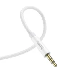 Καλώδιο σύνδεσης Ήχου Hoco UPA19 Braided USB-C Αρσενικό σε 3.5mm Αρσενικό 1m Ασημί - Image 5