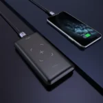 Power Bank Hoco J50 Surf 10000mAh με Ασύρματη Φόρτιση και USB-A με Οθόνη Led Μαύρο - Image 6