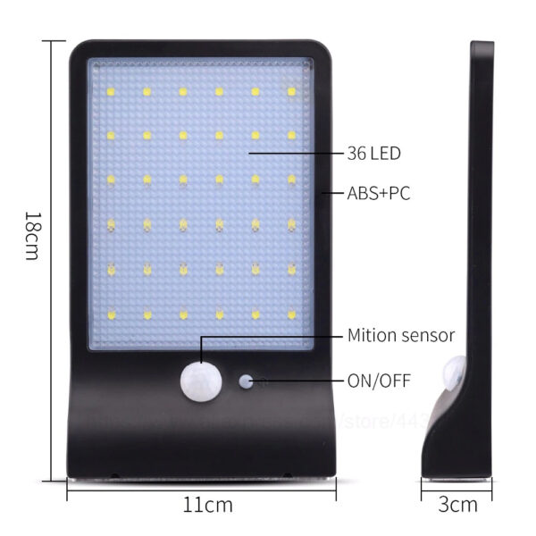 KSL-PB-36 SMD ΗΛΙΑΚΟ ΦΩΤΙΣΤΙΚΟ ΜΕ 36 LED - Image 5
