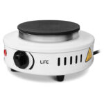 LIFE MATAKI White Επιτραπέζια ηλεκτρική εστία, 500W. - Image 2