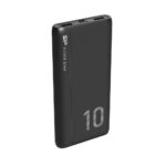 SILICON POWER POWER BANK GP15 10000mAh OUTPUT USB1 5V-2.1A/ USB2 5V-2.1A MAX 2.1A INPUT MICRO USB & TYPE C 5V-2A BLACK - Image 2