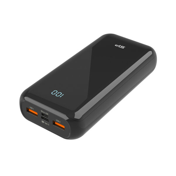 4713436140290x_2 SILICON POWER POWER BANK QS28 20000mAh OUTPUT USB X 2 5V-3A/5V-3A max/ TYPE C 5V-3A /INPUT MICRO USB & TYPE C 5V-3A BLACK OR - Image 2