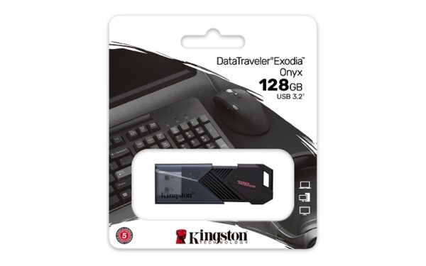 KINGSTON USB Stick DataTraveler Exodia Onyx DTXON/128GB, USB 3.2, Black - Image 5
