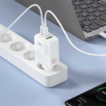 XO L139 (EU) 65W GAN NITRIDE (1USB-A 45W + 2 USB-C 65W) FAST CHARGING CHARGER WITH TYPE-C CABLE (NB1 - Image 3