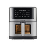 ΦΡΙΤΕΖΑ ΑΕΡΟΣ ΜΕ ΑΠΟΣΠΩΜΕΝΟ ΚΑΔΟ ΚΑΙ ΠΑΡΑΘΥΡΟ 8L 1800W ΜΑΥΡΗ 300-70041