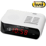 TREVI RC 827 D ΨΗΦΙΑΚΟ ΞΥΠΝΗΤΗΡΙ ΡΑΔΙΟΦΩΝΟ ΑΣΠΡΟ