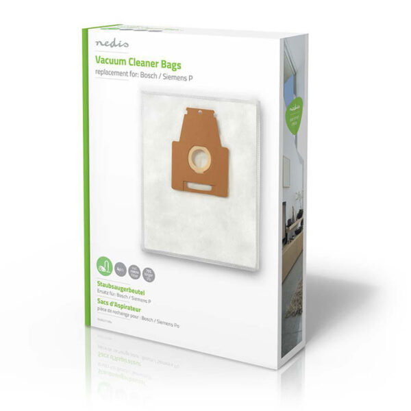 233-1110_01 NEDIS DUBG221SIB4 Υφασμάτινες σακούλες με μικροϊνες για ηλεκτρικές σκούπες BOSCH/SIEMENS P, 4τμχ. - Image 2