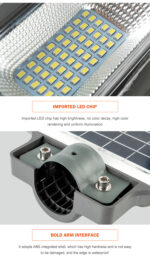 INVICTUS HSL-2010-120 ΗΛΙΑΚΟ ΦΩΤΙΣΤΙΚΟ ΔΡΟΜΟΥ 120W LED - 6000K - Image 3
