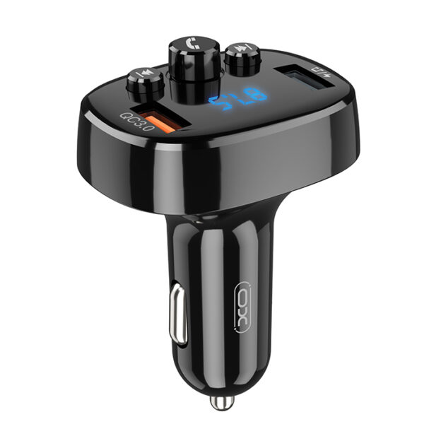 XO BCC03 Bluetooth αναμεταδότης με θύρα φόρτισης QC3.0 max.18W - Image 3